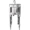 Amgood Utility sink, 430 Stainless Steel, 19 in W x 14 in L x 33 in H SINK BAR 101410 - FAUCET - alternate 2